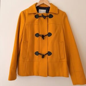 Banana Republic Yellow Toggle Coat